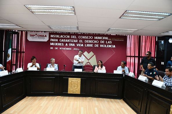 FORTALECE AYUNTAMIENTO DE TAPACHULA COMPROMISO PARA ERRADICAR VIOLENCIA CONTRA LAS MUJERES.