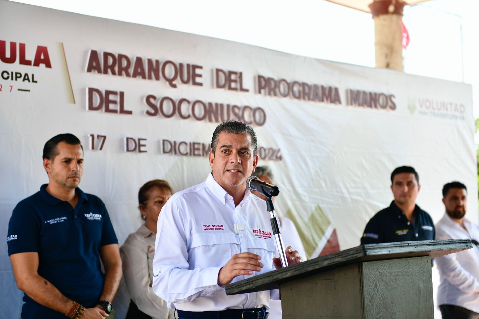 Con “Manos del Soconusco”, impulsamos el desarrollo de la economía local: Yamil Melgar.
