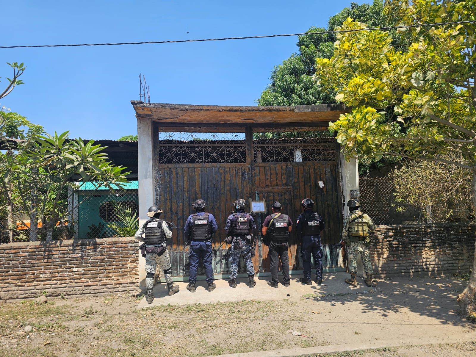 Operativo interinstitucional ejecuta diligencias de cateo en Mazatán y Metapa