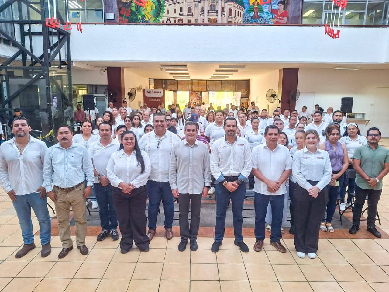 Yamil Melgar participa en el arranque de la Jornada en pro de la salud integral.
