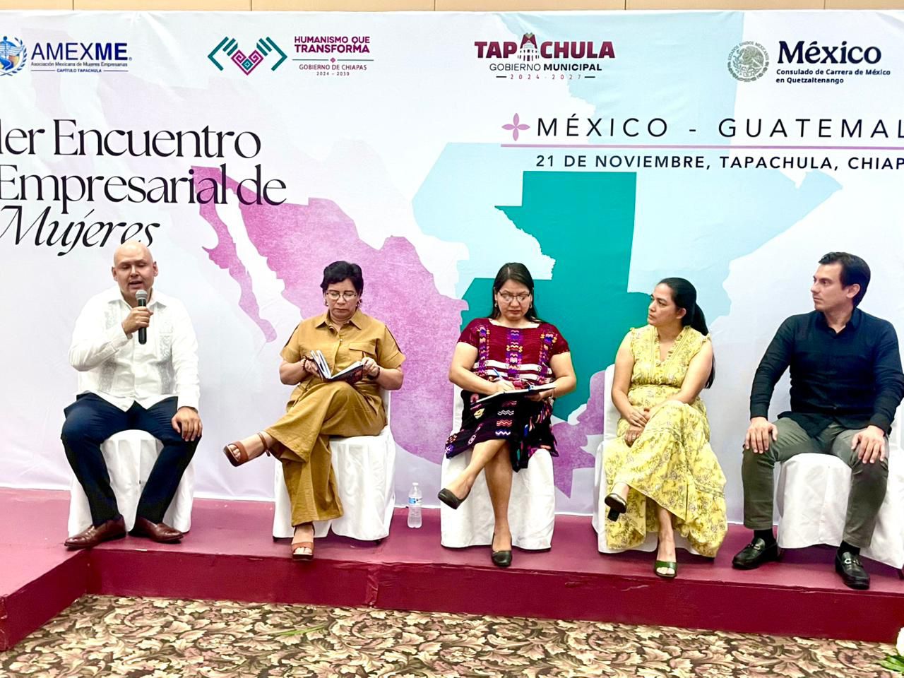 AMEXME capitulo Tapachula cultiva y fortalece la presencia de las Mujeres en todos loscespacios; Subsecretario de Seguimiento y Desarrollo Socioeconómico.