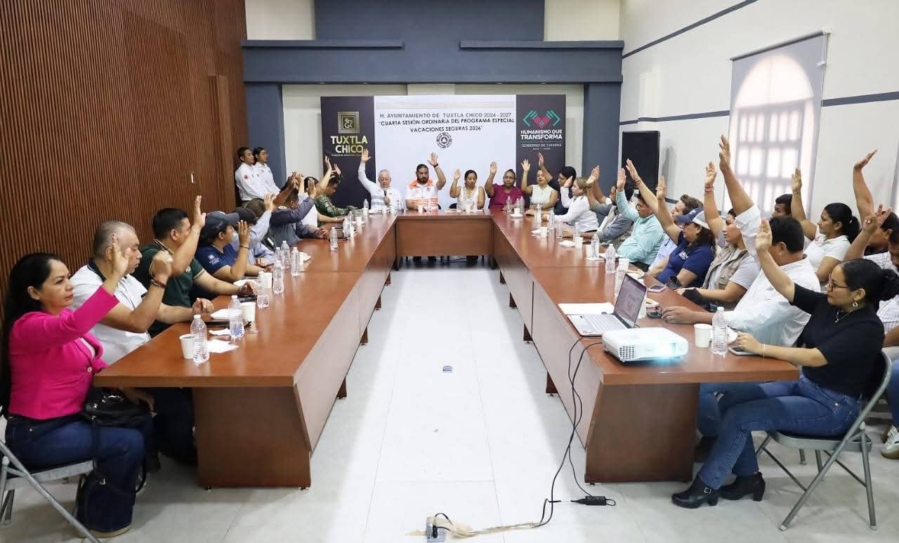 Gobierno de Tuxtla Chico activa sesión extraordinaria por lluvias por Onda Tropical N. 2