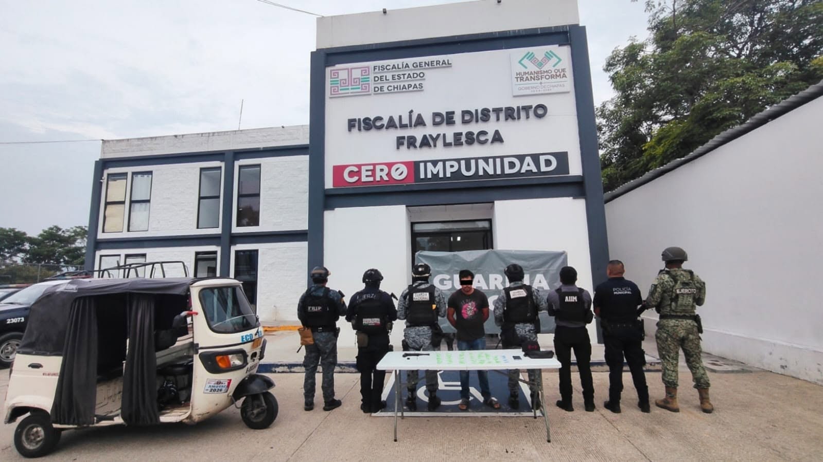 Detienen a presunto narcomenudista en Villaflores