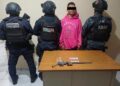 Detienen a hombre con presunta droga y un arma hechiza en Cacahoatán