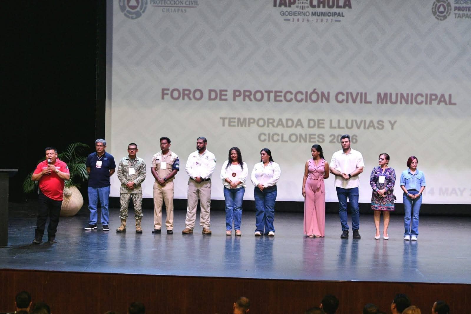 Realiza Ayuntamiento de Tapachula Foro de Protección Civil “Temporada de Lluvias y Ciclones Tropicales 2026”