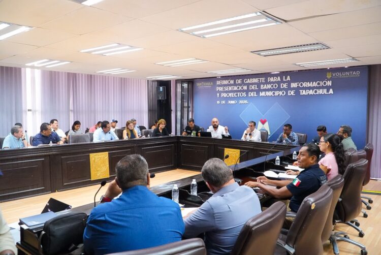 Yamil Melgar fortalece la planeación estratégica con el Banco de Información y Proyectos de Tapachula