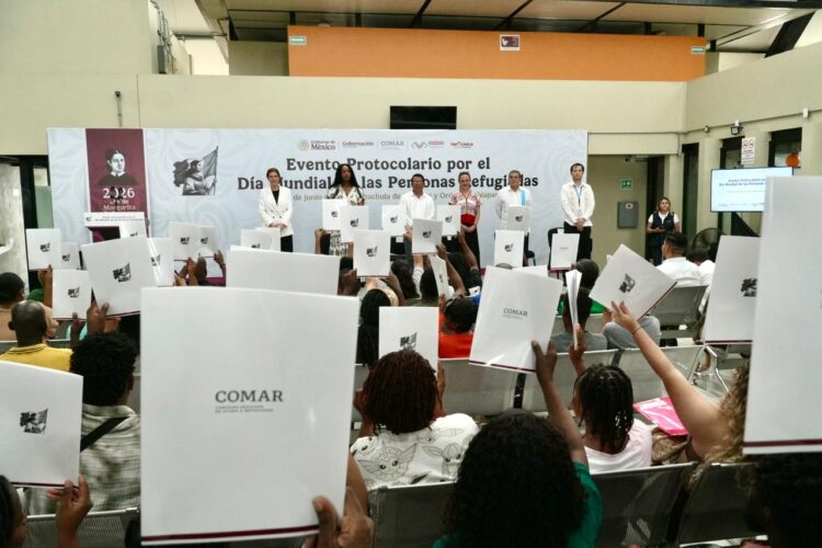 Yamil Melgar reafirma compromiso con las personas refugiadas en Tapachula
