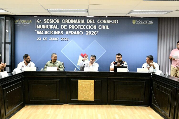 Yamil Melgar encabeza 4ª Sesión del Consejo Municipal de PC por Vacaciones de Verano 2026