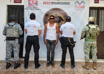 Aprehenden a presunto responsable de violencia familiar en Jiquipilas