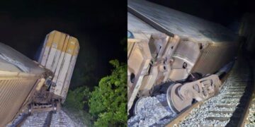 Nuevo descarrilamiento del Tren Interoceánico en Oaxaca