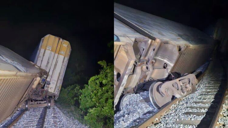 Nuevo descarrilamiento del Tren Interoceánico en Oaxaca