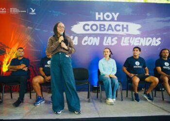 El Cobach inspira a sus estudiantes con la convivencia “Juega con las Leyendas del Fútbol”
