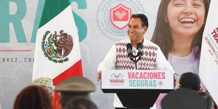 Eduardo Ramírez pone en marcha Operativo Vacaciones Seguras 2026 en Chiapas
