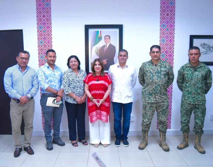 Yamil Melgar fortalece la coordinación por la paz y la seguridad en Tapachula