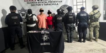 Detienen a dos presuntos implicados en homicidio ocurrido en una pollería de Tapachula