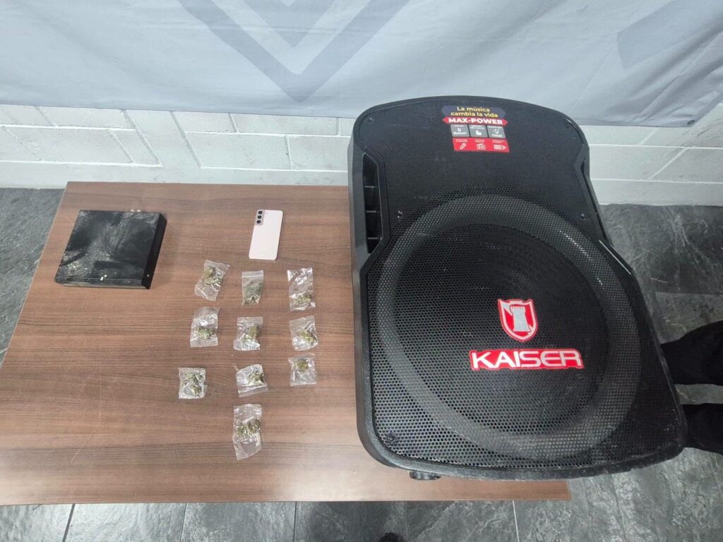 Objetos decomisdados.