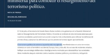 Marco Rubio encabezará reunión en Washington sobre presunto resurgimiento del terrorismo de extrema izquierda