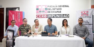 Fiscalía despliega a más de 100 servidores públicos para reforzar la seguridad en la Costa y Soconusco