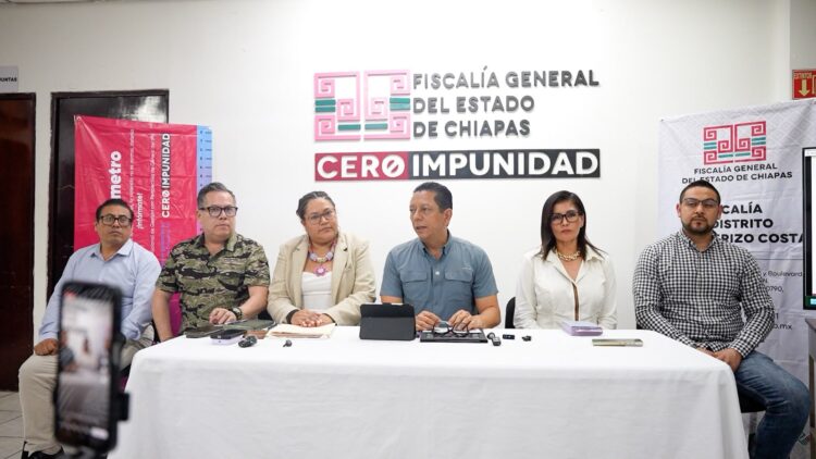 Fiscalía despliega a más de 100 servidores públicos para reforzar la seguridad en la Costa y Soconusco