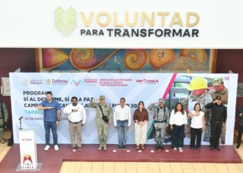 Tapachula, sede del arranque estatal de la campaña “Sí al Desarme, Sí a la Paz”
