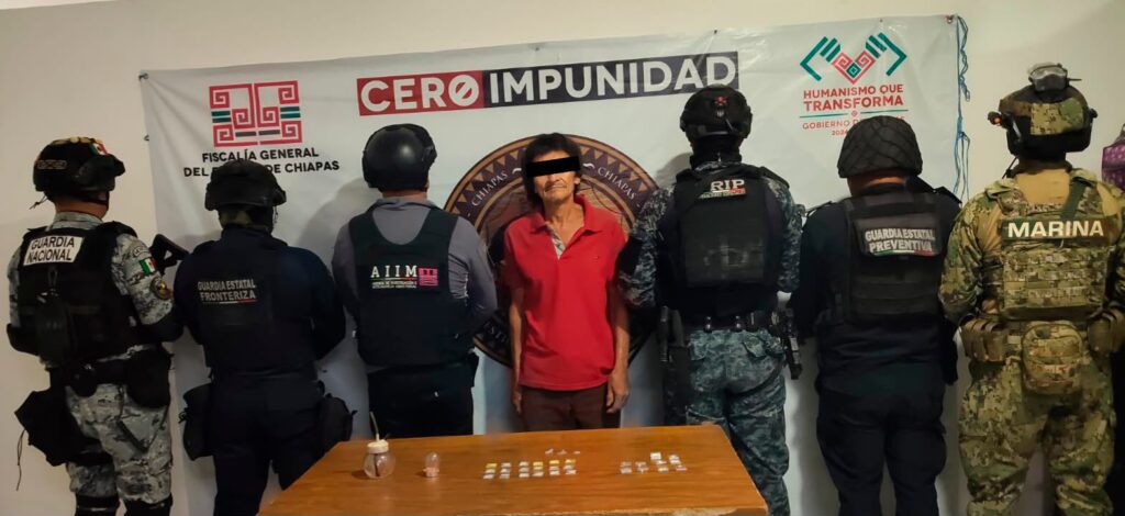 Detenidos por operativo contra el narcomenudeo en el Soconusco