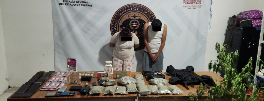 Detenidos por operativo contra el narcomenudeo en el Soconusco