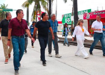 Eduardo Ramírez y Yamil Melgar supervisan transformación urbana de la 17 Oriente