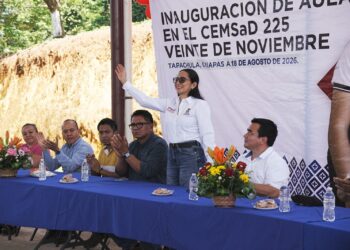 Se fortalece la infraestructura del Cobach 225, en el ejido 20 de Noviembre de Tapachula