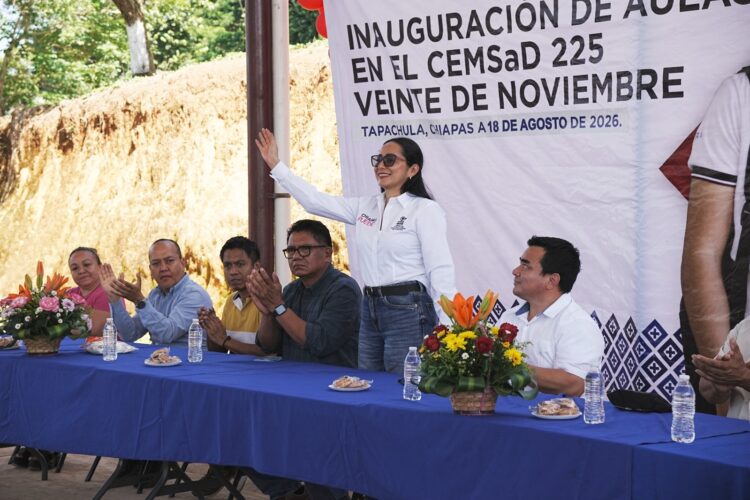 Se fortalece la infraestructura del Cobach 225, en el ejido 20 de Noviembre de Tapachula