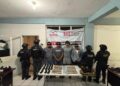 Detienen a ocho personas y aseguran arsenal en la Sierra Mariscal