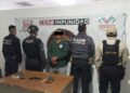 Detienen a hombre con arma y presunta droga en Tapachula
