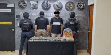 Detienen a presunto integrante del CCyG con droga en Cintalapa