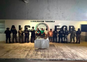 Detienen a cuatro presuntos integrantes del Cártel de Sinaloa en Puerto Madero