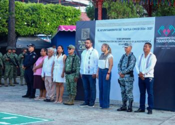 En unidad y patriotismo, Tuxtla Chico conmemora el 216 Aniversario del Grito de Independencia