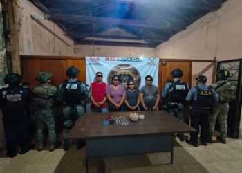 Cateo en Mapastepec deja cuatro detenidos; cinco adolescentes fueron resguardados por el DIF