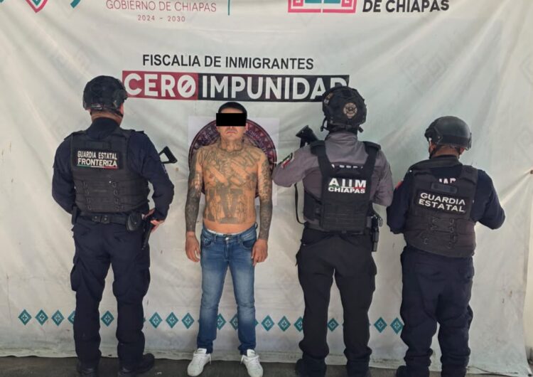 Detienen en Tapachula a salvadoreño señalado por seis feminicidios en El Salvador