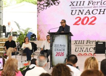 Inauguran la XIII Feria Internacional del Libro UNACH 2026 con España como país invitado