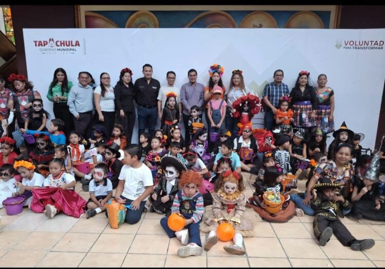 Preserva Ayuntamiento de Tapachula tradiciones del Día de Muertos con la actividad “Calabacita tía”